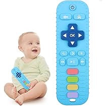 Silicone remote teether