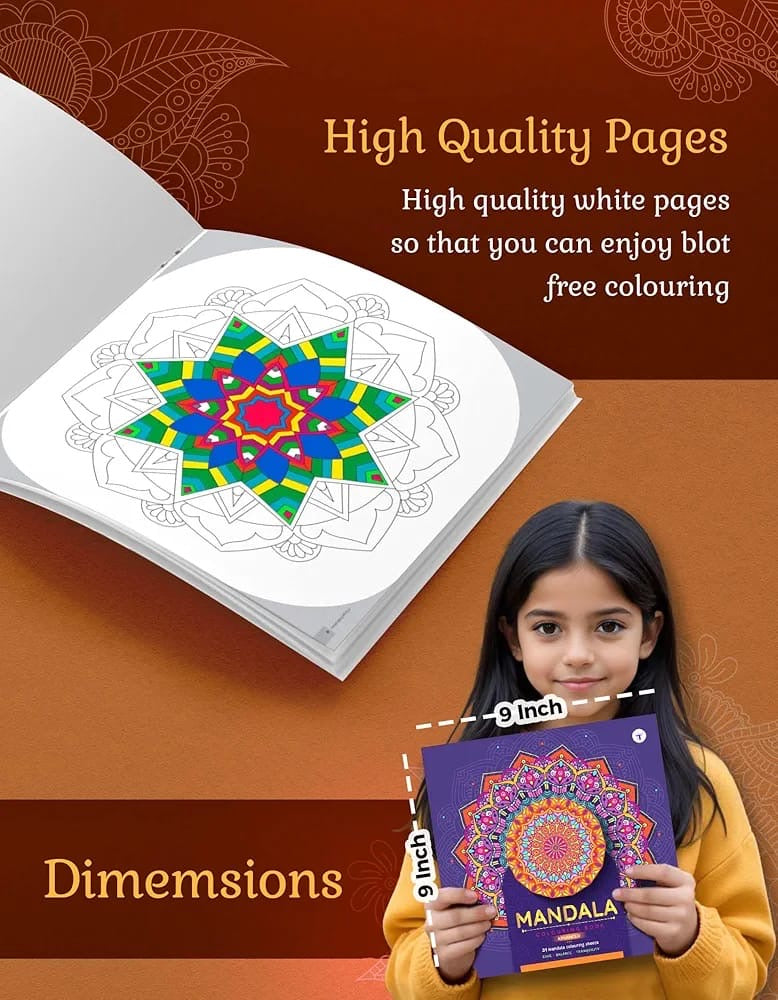 Mandala coloring book