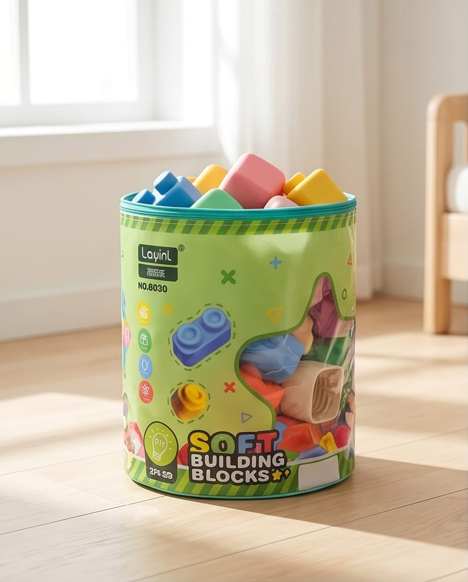 Soft building block