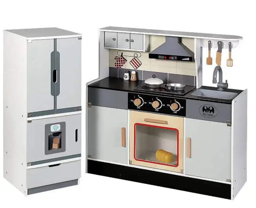 Silver  wooden kitchen