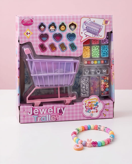 Jewelry trolley craft set