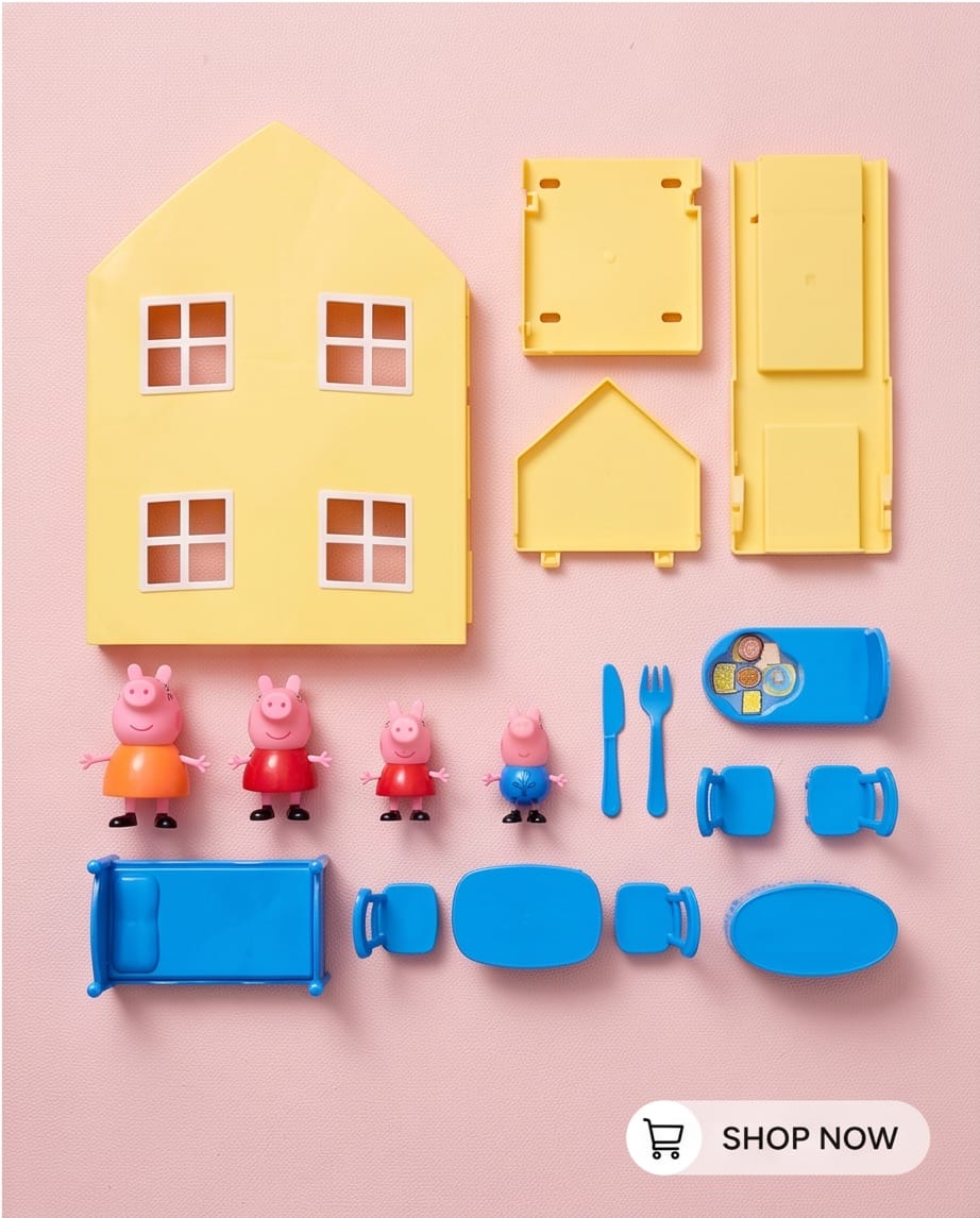 Peppa pig DIY match set family house