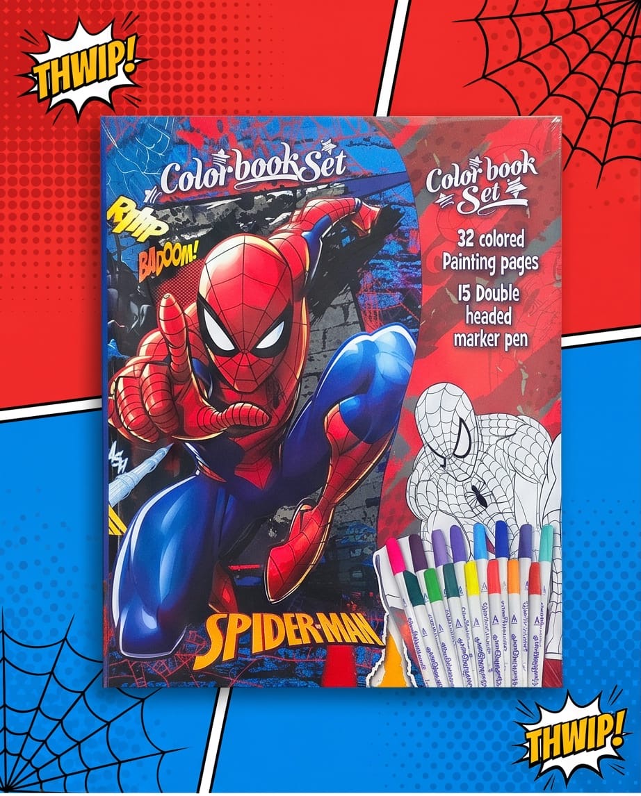 Character coloring book set