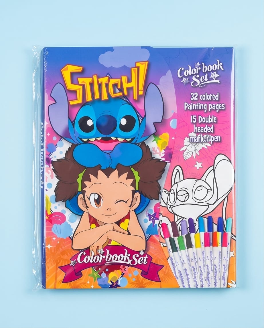 Character coloring book set