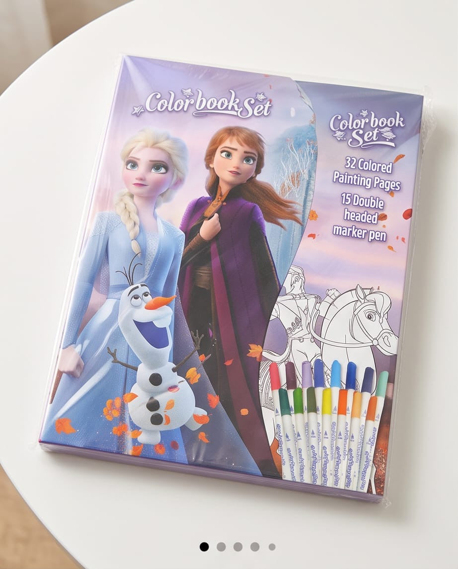 Character coloring book set