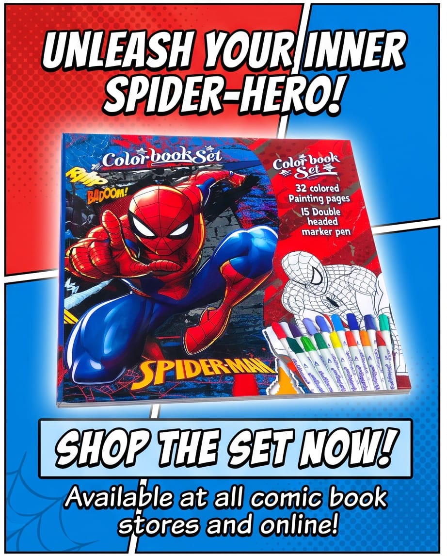 Character coloring book set