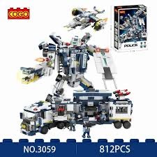 POLICE transformer Lego Building