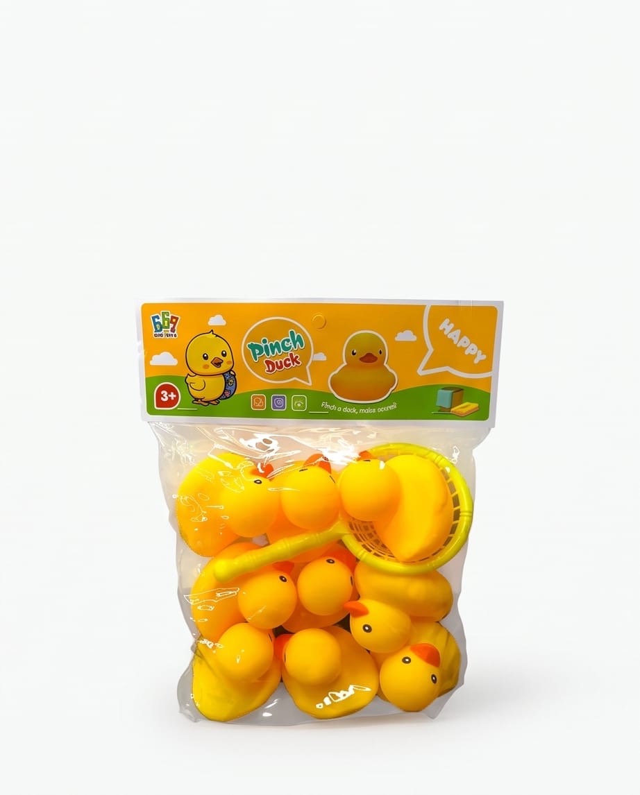 Pinch duck bath toy