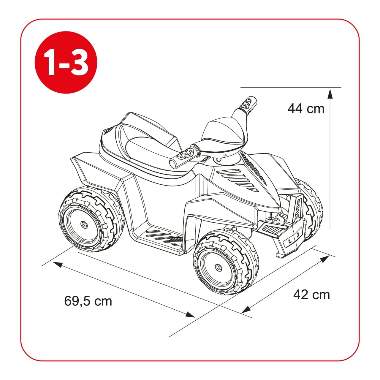 Toddlers electric ride on ATV