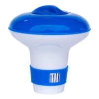 Floating chlorine dispenser for swimming pool and spas