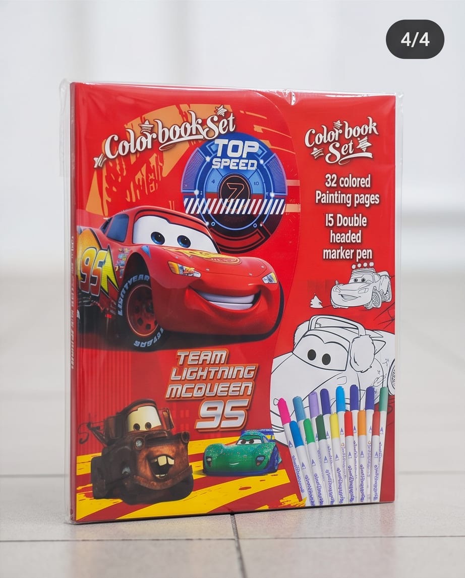 Character coloring book set