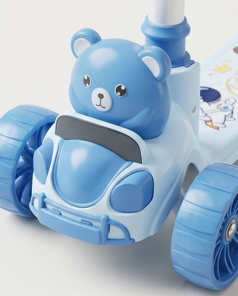 Teddy bear kids kick scooter