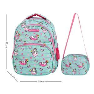 Waddell Bag Mini Unicorn School Bag and Lunch Box