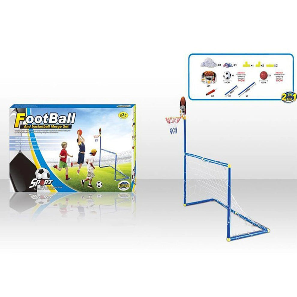 2in1 football and basket ball merge set