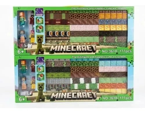 Minecraft magnetic building block