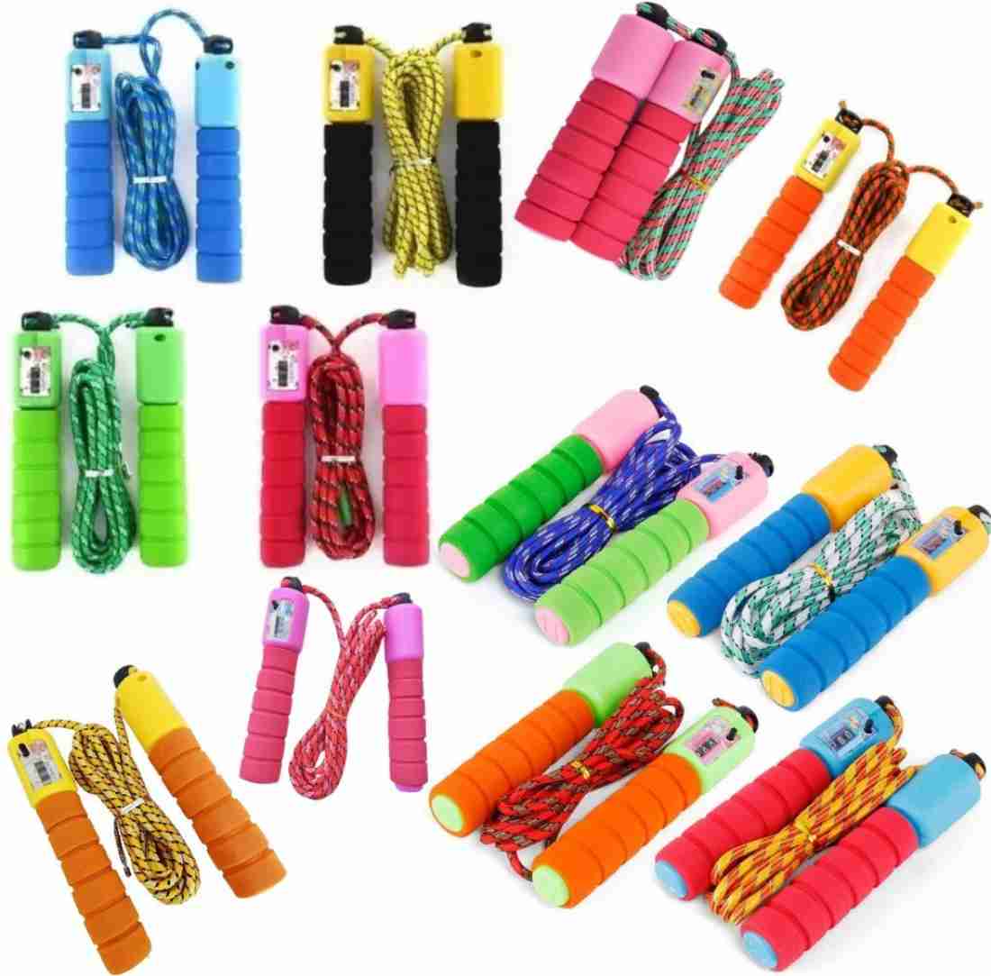 Red Berry Sponge 7 Rope Colorful Jumping Rope with Sponge Handle – Hazimeh Toys