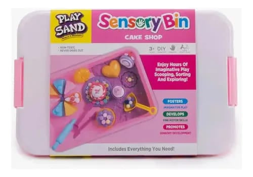 Play sand sensory bin