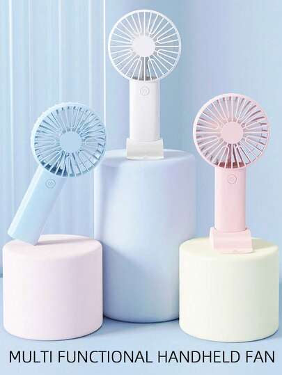 Pastel portable handheld fans