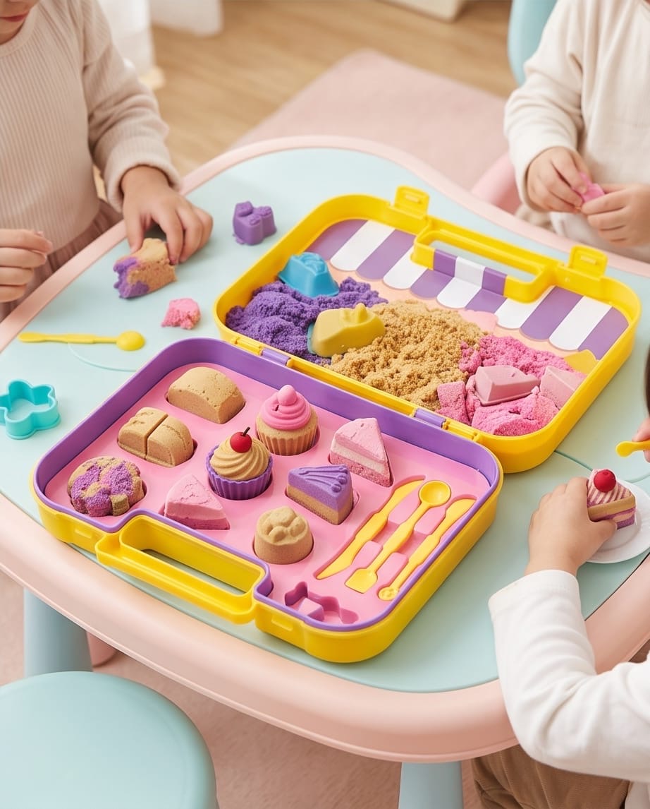 Cotton sand ice cream set