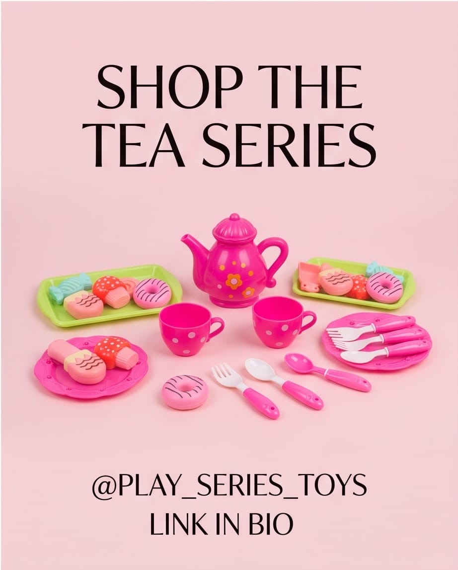 Pretend tea and dessert set