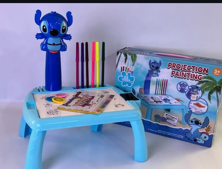 Stitch Projector painting
