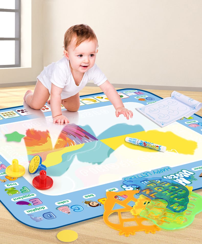 Magical water canvas drawing