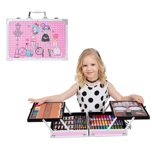 Painting and drawing set suitcase