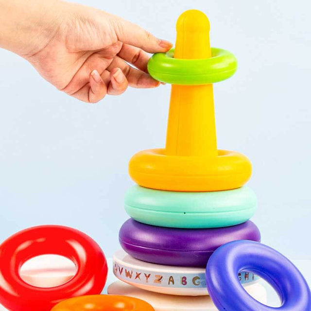 Stacking ring tower