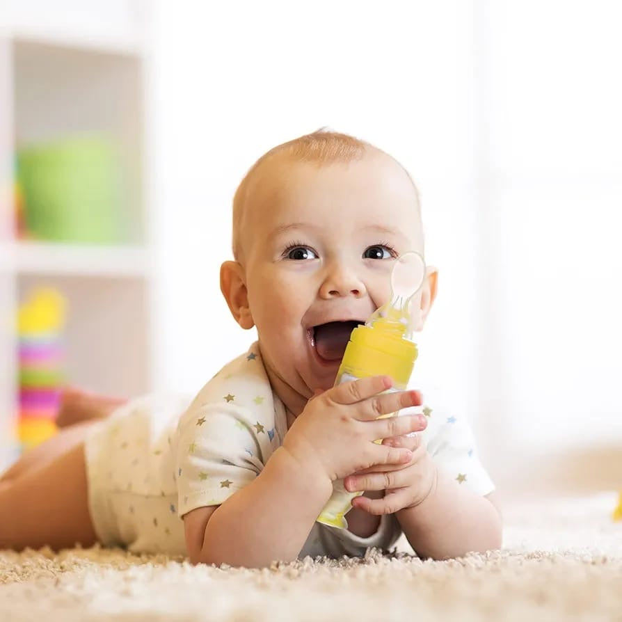 Silicon baby spoon