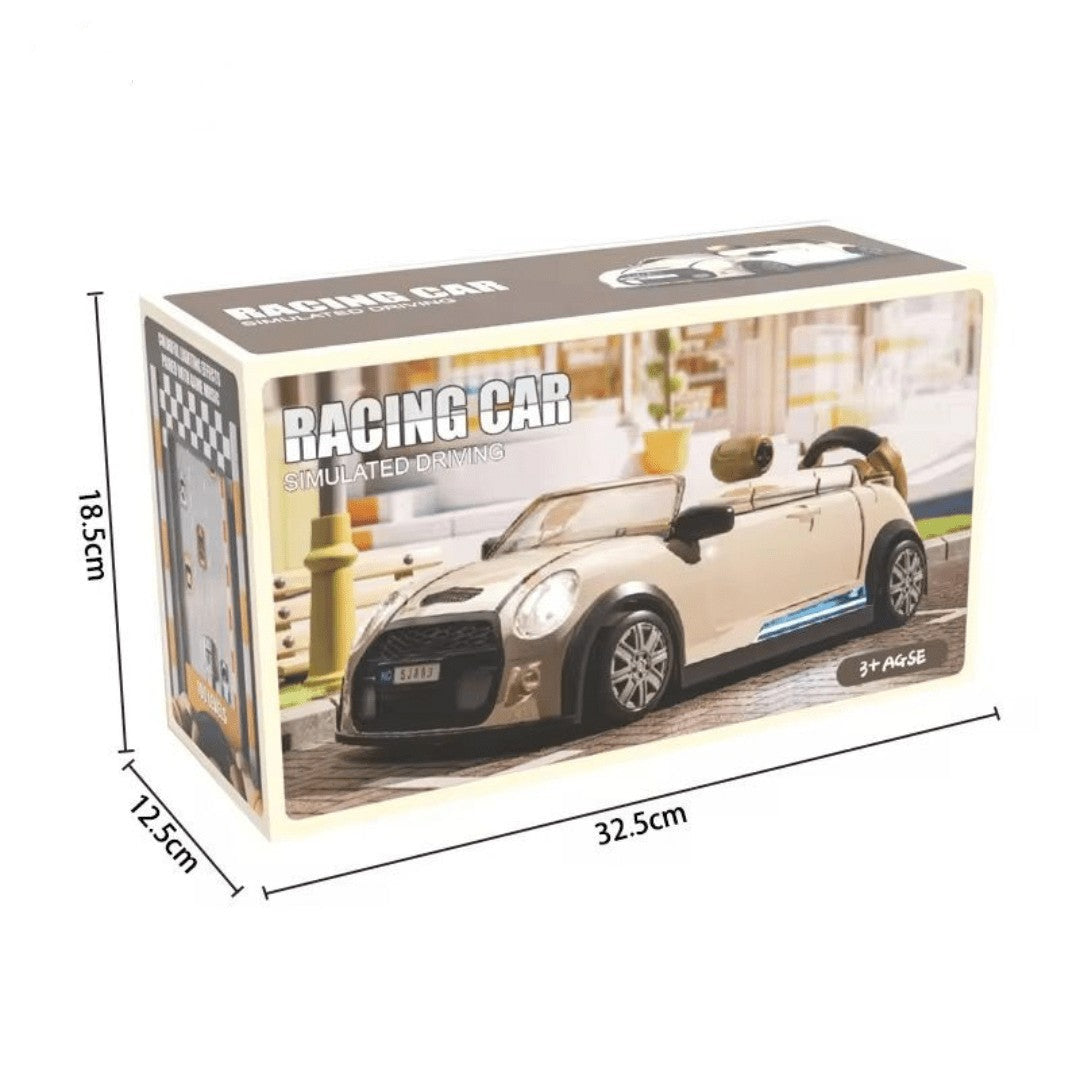 Simulated driving racing car console