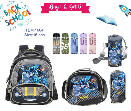 Batman Backpack 16” set