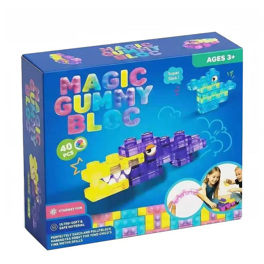 Magic gummy block
