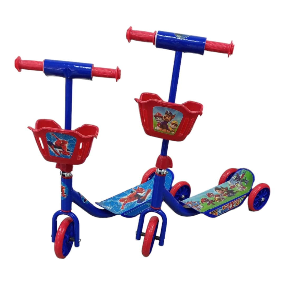 Plastic character scooter