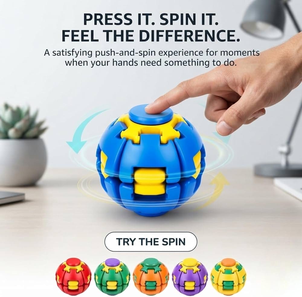 Interactive fidget sphere
