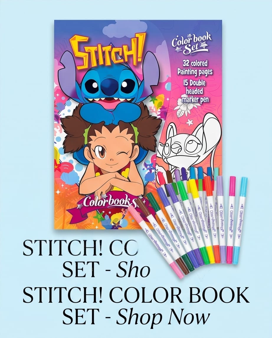 Character coloring book set