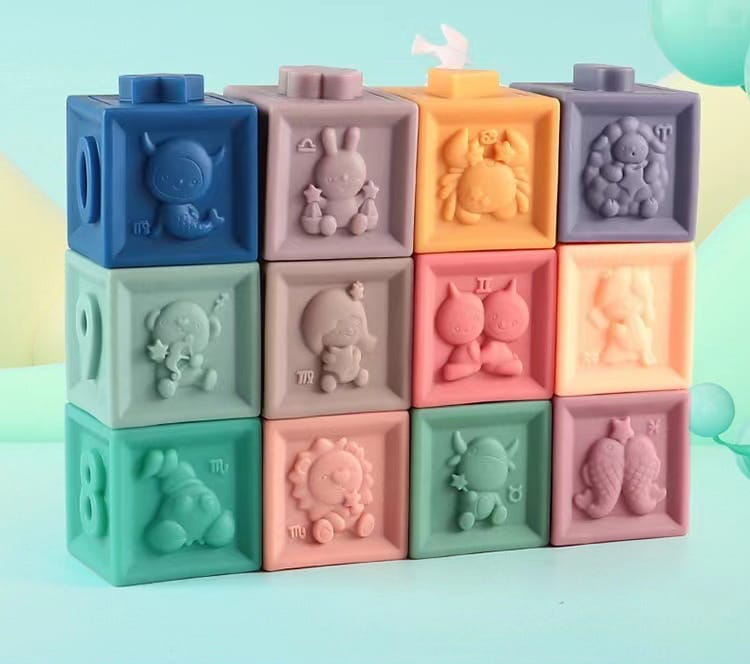 Baby sensory stacking ball