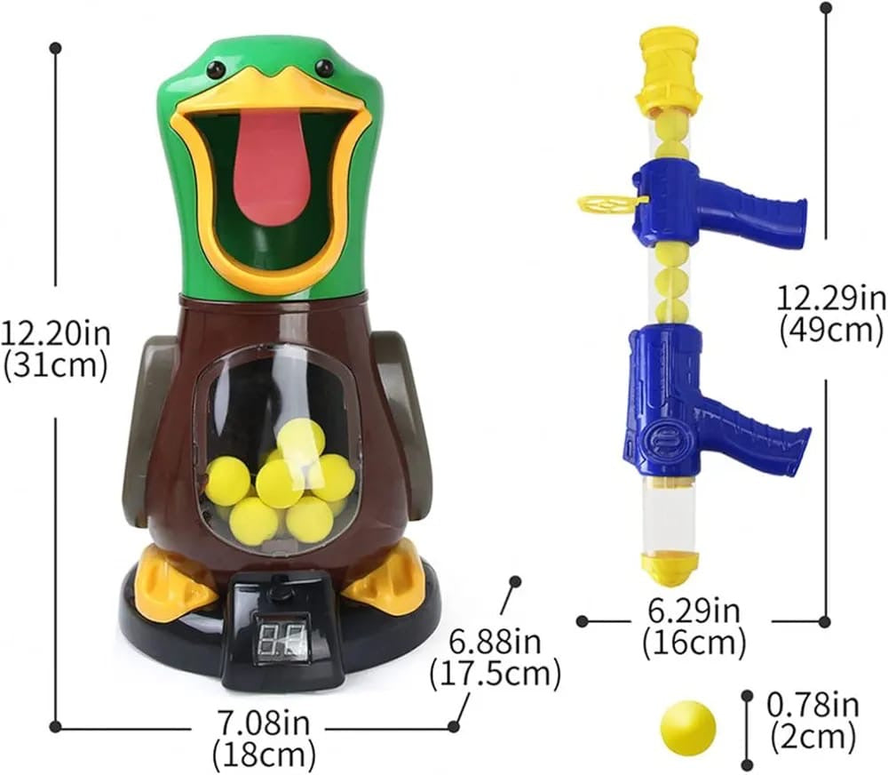 Duck and gun
