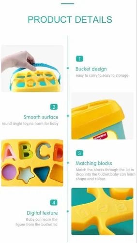 Shape sorter bucket