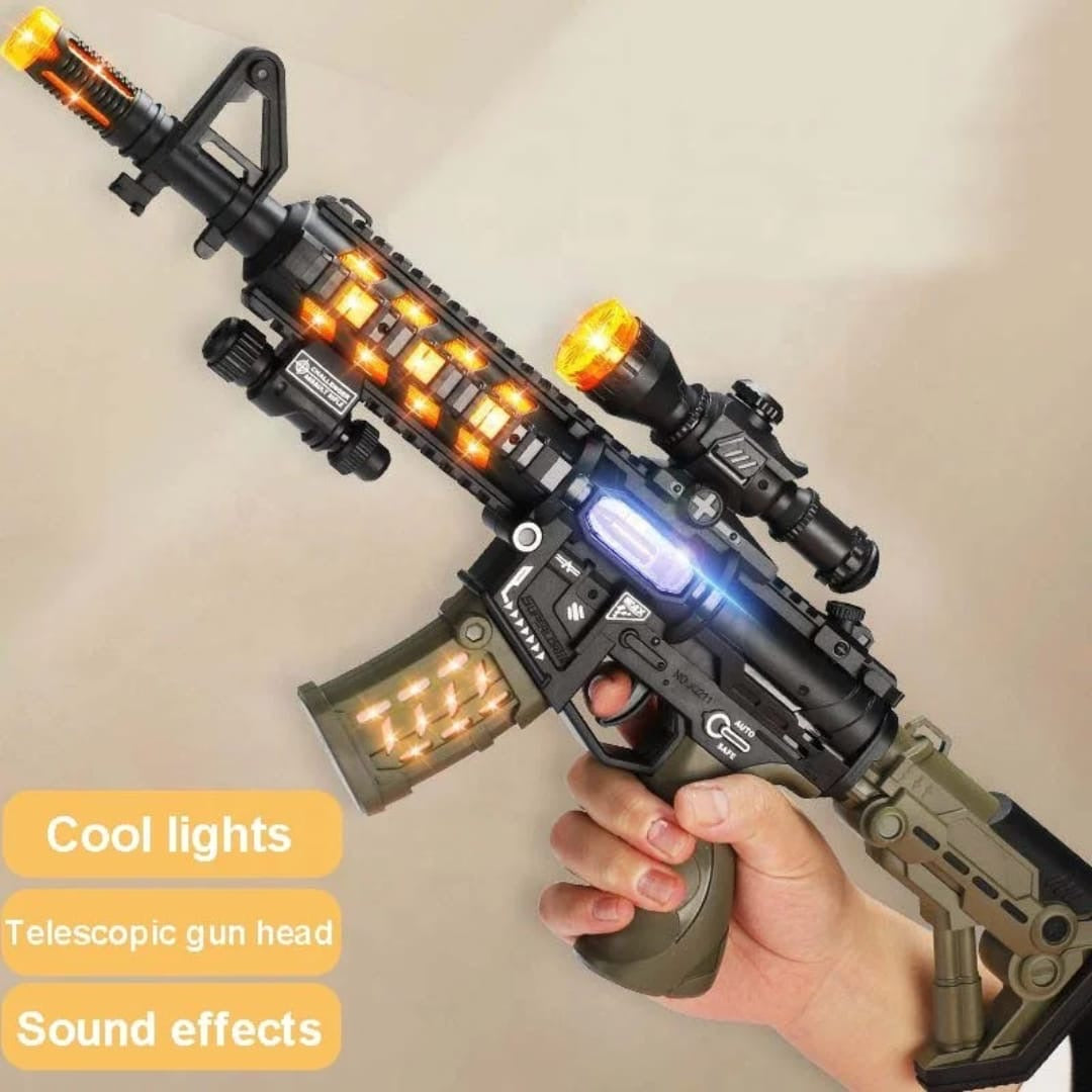 Military style toy rifle set