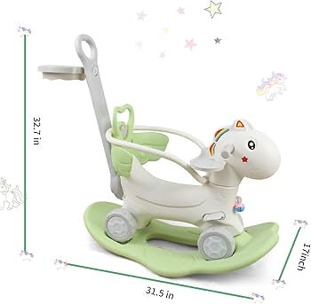 Multifunctional rocking horse and stroller
