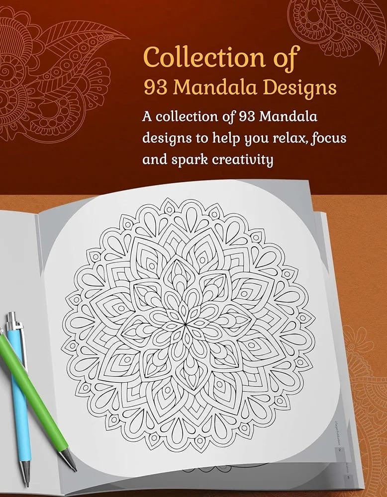 Mandala coloring book