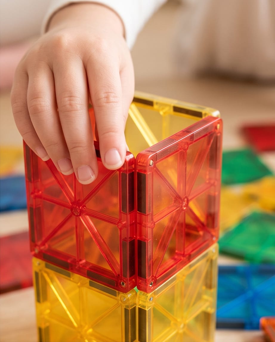 Magnetic tiles set