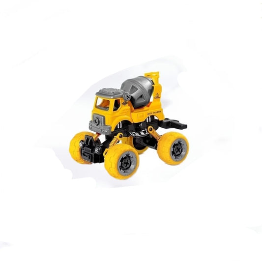Cement mixer vehicle toy