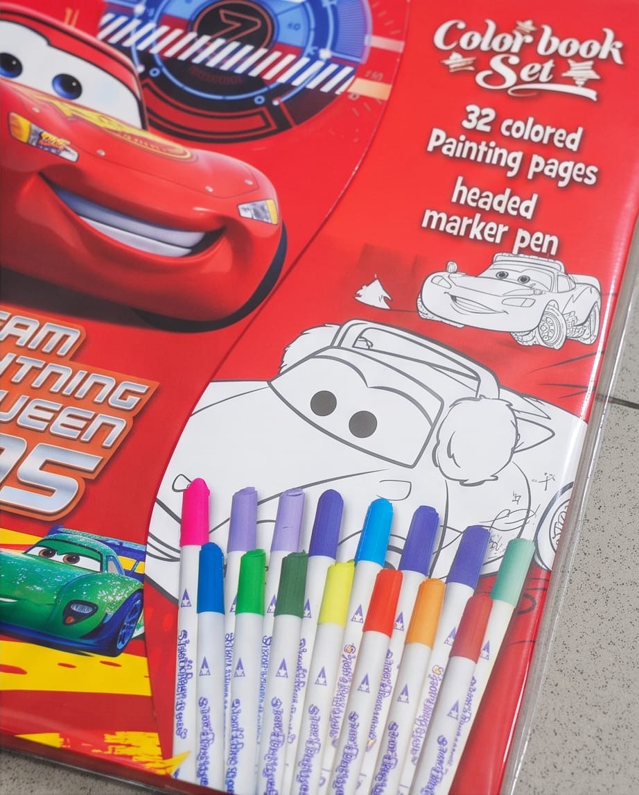 Character coloring book set