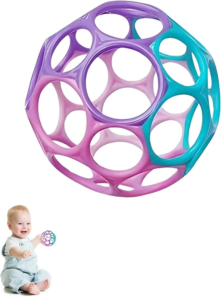Flexible baby activity ball