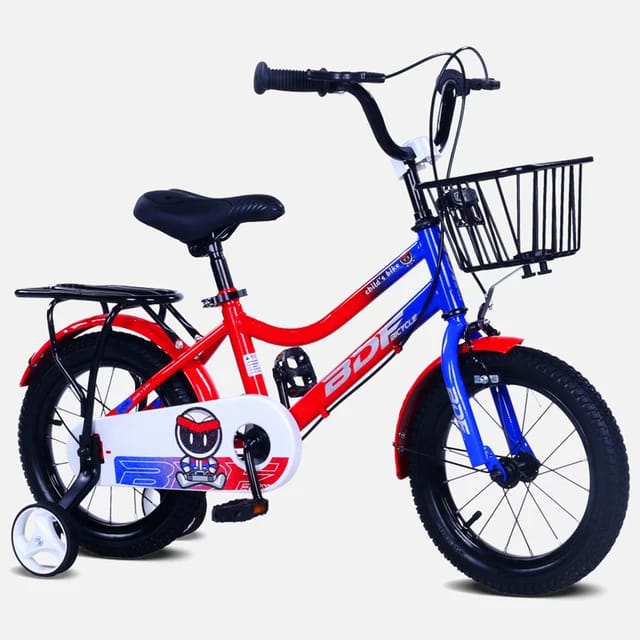 Fun Colorful Bicycle with Basket for boys