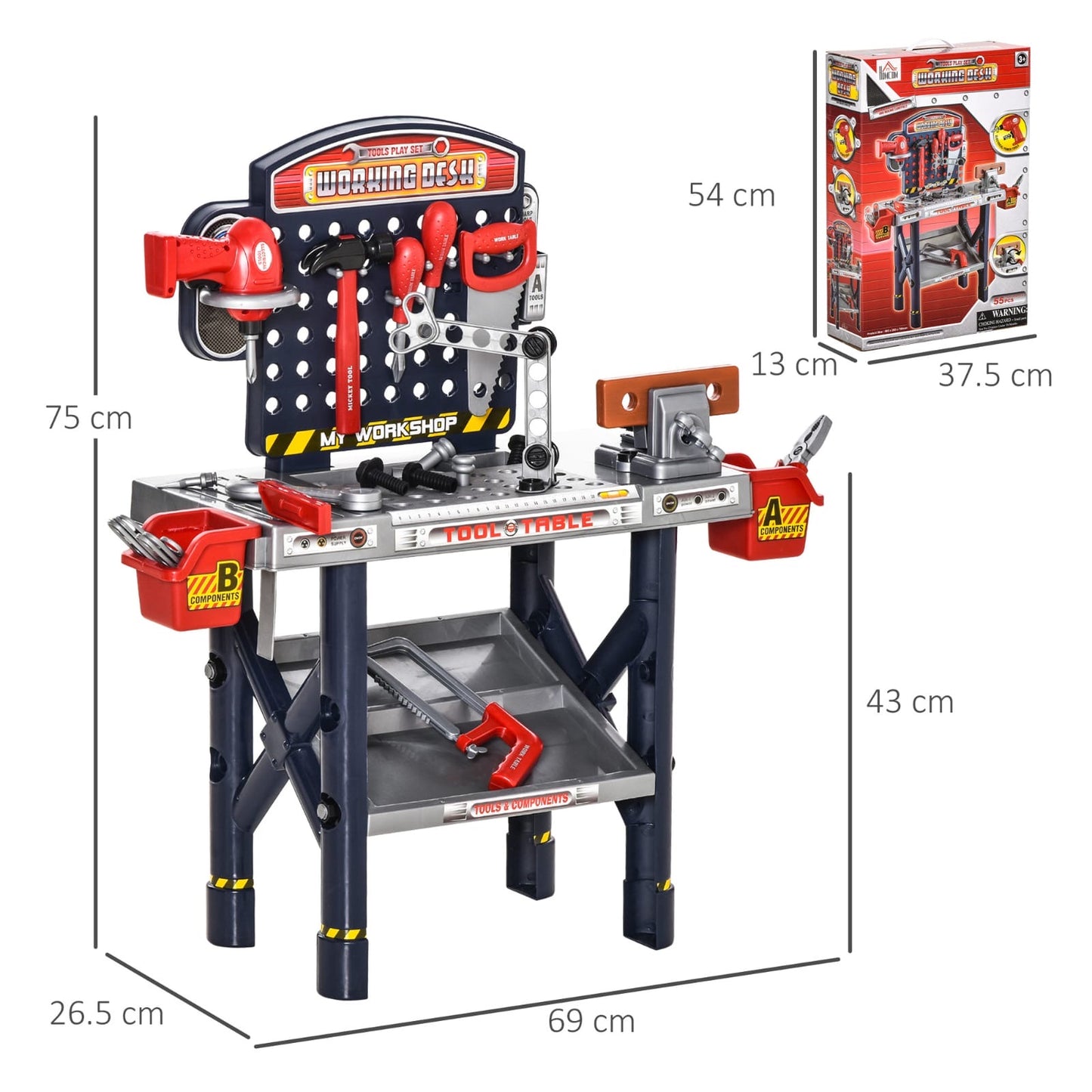 Work bench playset