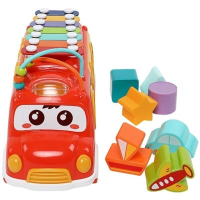 Logic shape sorting music bus