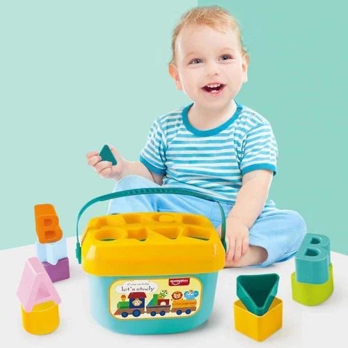 Shape sorter bucket