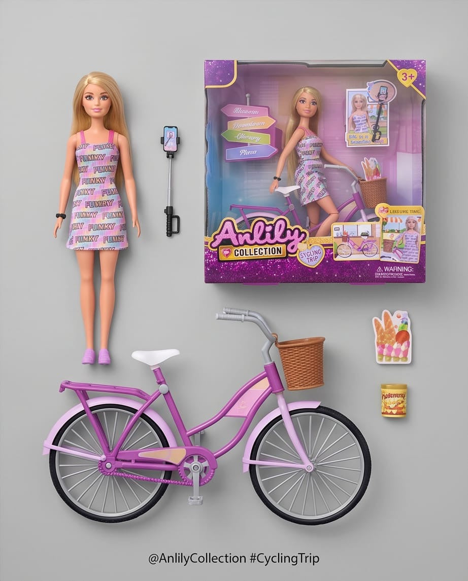 Anlily collection cycling doll